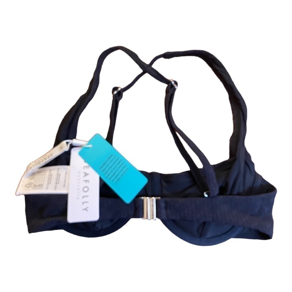 $226 Seafolly Willow Bikini Set Underwire Top & High Rise Full Coverage Bottom - Picture 6 of 11